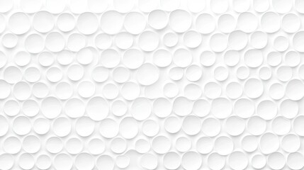 Abstract pattern of overlapping circles in white.