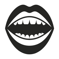Obraz premium vector illustration of a mouth