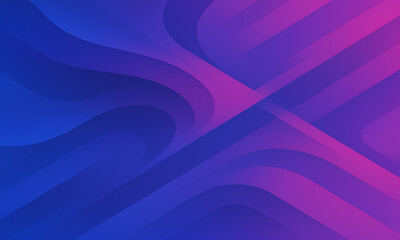 Vibrant abstract background with blue, purple, and pink curved shapes
