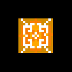 qr code on black background