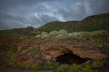 clouds over the hills