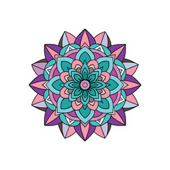 abstract flower pattern