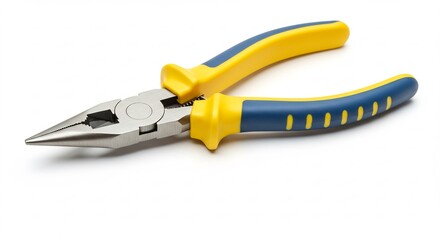 Fototapeta premium Insulated Pliers Close-up Hand Tool for Gripping and Cutting
