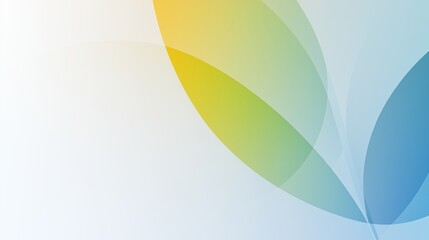 Modern nature-inspired leaf illustration with smooth gradient overlay.