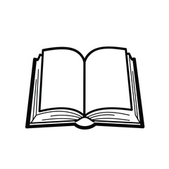 open book vector illustration