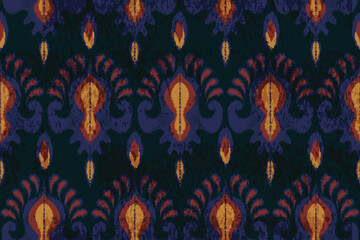 abstract seamless motif fabric patterns, abstract ikat, carpet, fabric, batik	