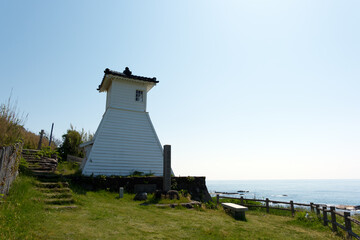能登半島志賀町にある日本最古の旧福浦灯台