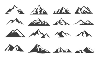 Mountain icons