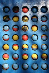 Urban abstracts with design shapes and colors