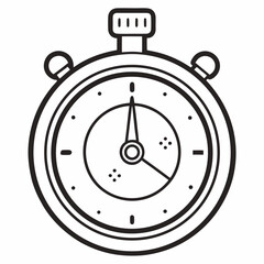 Obraz premium stopwatch icon vector illustration