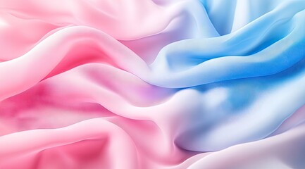 Obraz premium Delicate, flowing fabric with a soft ombre effect