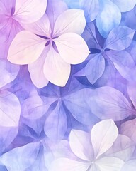 Dreamy Hydrangea Cluster: A mesmerizing closeup captures the delicate beauty of hydrangea blooms in pastel shades, creating a dreamy and serene floral landscape.