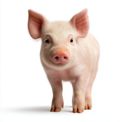 A Tender Baby Piglet, Adorable and Sweet , isolated on white background png