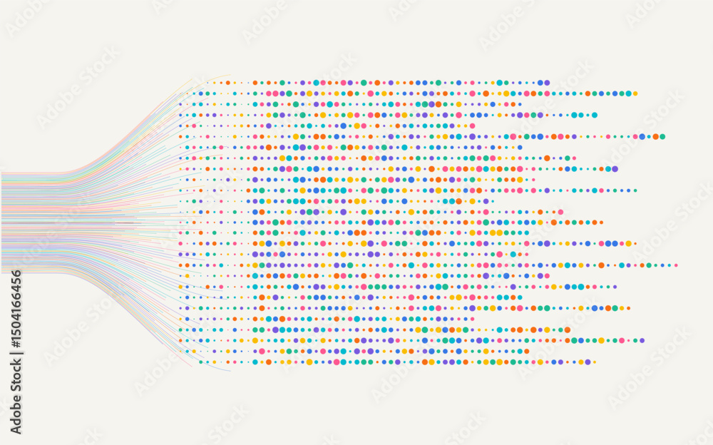  big data visualization. social network, financial analysis of complex databases. data mining. vector