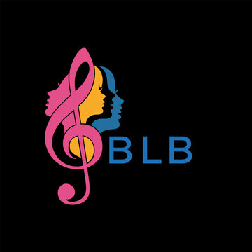 BLB letter logo. BLB Musical Band Logo. BLB best icon.	
