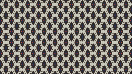 seamless motif tiles pattern design background vector.