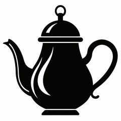 teapot isolated on white