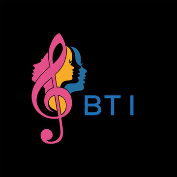 BTI letter logo. BTI Musical Band Logo. BTI best icon.	
