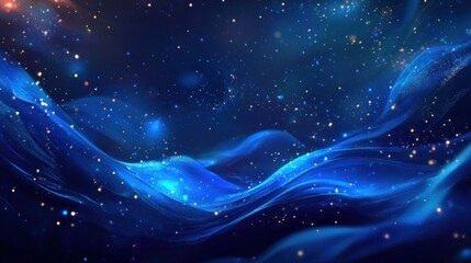 Obraz premium Abstract blue purple swirling background