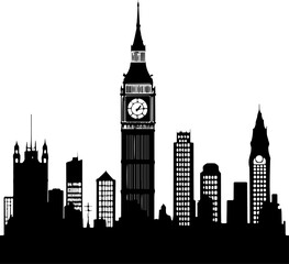 City Skyline Silhouette 