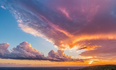 노을 붉은노을 멋진하늘