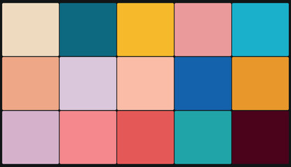 Seamless Colorful Geometric Square Pattern – 3D Mosaic Tile Design with Green and Yellow Cubes – Abstract Decorative Texture Background – Vector Illustration for Wallpaper, Backdrop, Concept Art, and 