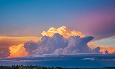 노을 붉은노을 멋진하늘