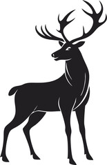 Fototapeta premium deer silhouette vector