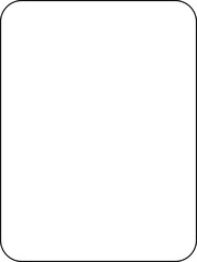 Minimalist Hand Drawn Rounded Square Frame