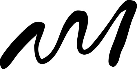 Dynamic Hand Drawn Twisting Swirl Stroke