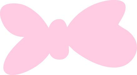 Elegant Hand Drawn Butterfly Winged Ribbon Bow