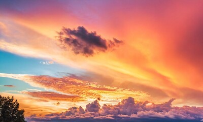 붉은노을,하늘풍경,멋있는구름