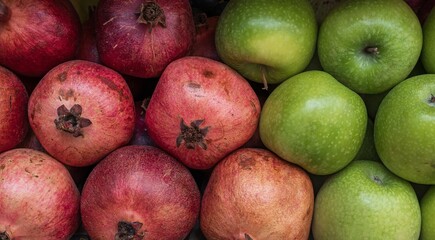 Fresh fruits for making fresh juice at the Istanbul market