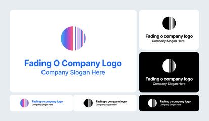 Fading o Company Logo  Gradient Opacity Corporate Design