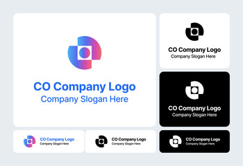 CO Company Logo  Modern Corporate Identity Symbol
