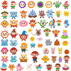 Obraz premium seamless pattern with animals