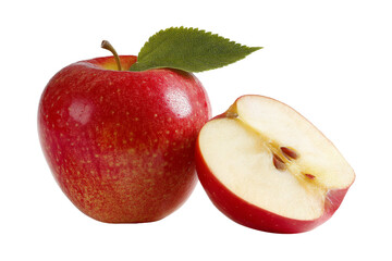 Slicing fresh apples for a healthy snack