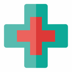 Obraz premium Medical-cross-icon 
