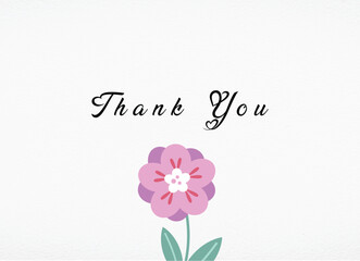 Modern Thank You Note Card – Instant Download