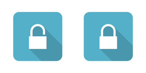 padlock vector icon set with transparent background