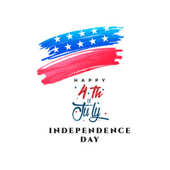 Happy 4th of July Independence Day American Flag Stars Stripes