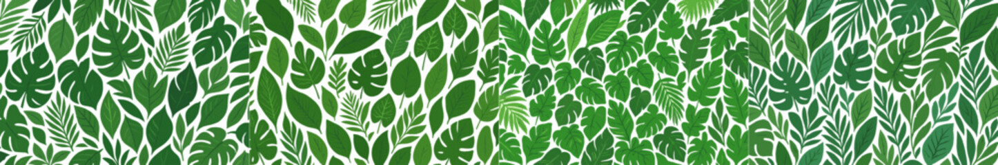 Lush green plant wall art in a vibrant indoor setting with intricate details and layered textures