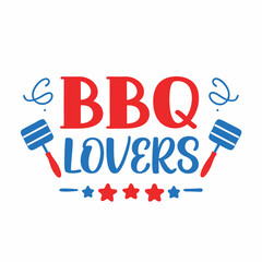 Bbq lovers patriotic summer design