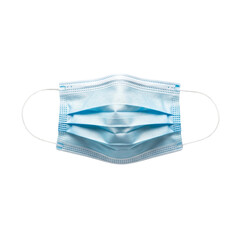 Face mask isolated on transparent background