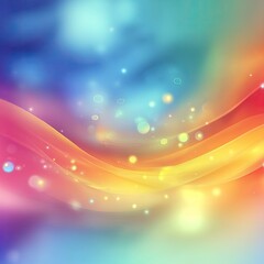 Rainbow blurred background for universal playful theme