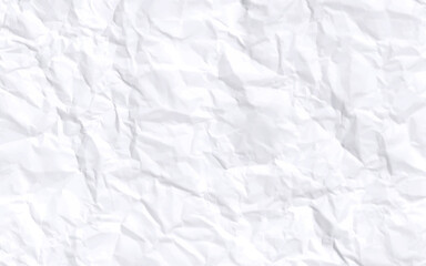 close up white crumpled paper background. white crumpled paper texture background
