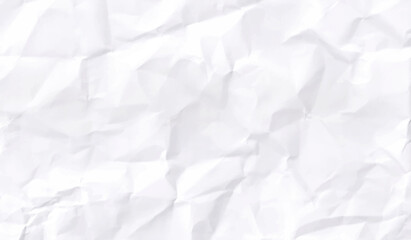 close up white crumpled paper background. white crumpled paper texture background