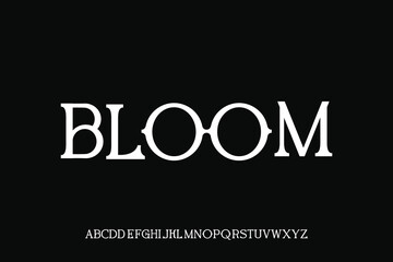 Display alphabet font vector design suitable for headline, poster, logo, magazine and many more