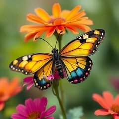 butterfly on flower