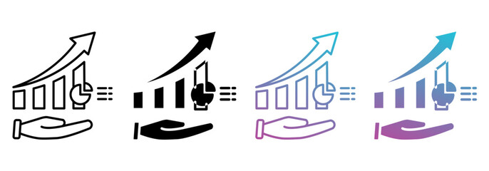statistic best multistyle icon sheet collection